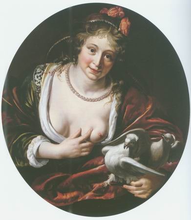 Paulus Moreelse - VENUS WITH TWO DOVES