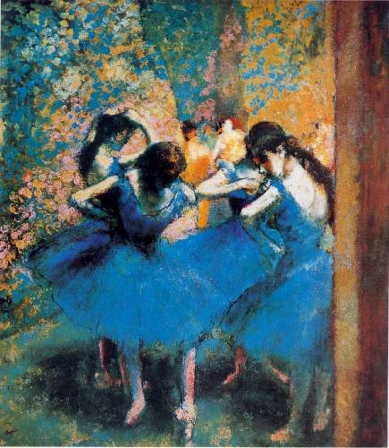 Edgar Degas - BEHIND THE CURTAIN
