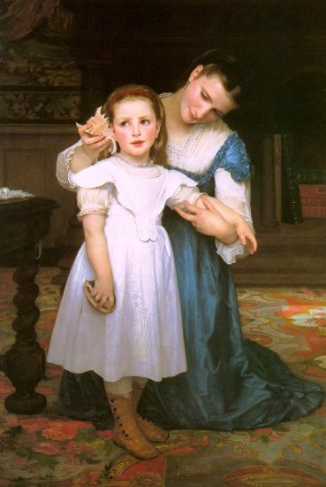 Adolph William Bouguereau - THE SHELL