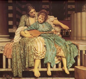 Lord Frederic Leighton - MUSIC LESSON