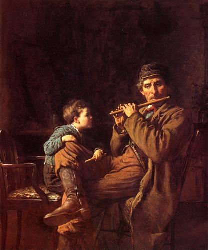 Eastman Johnson - LEARNER OF THE FIFERS