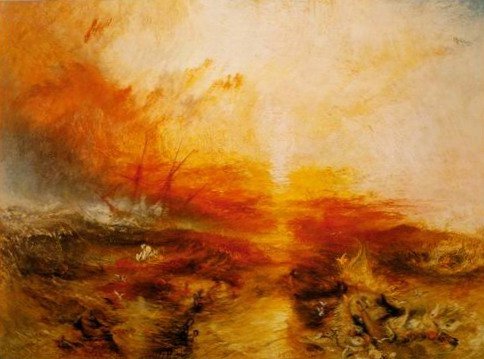 SLAVERS THROWING OVERBOARD THE DEAD AND DYING,