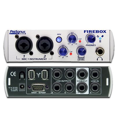 PreSonus 6x10 Firewire Recording Interface - FBOX