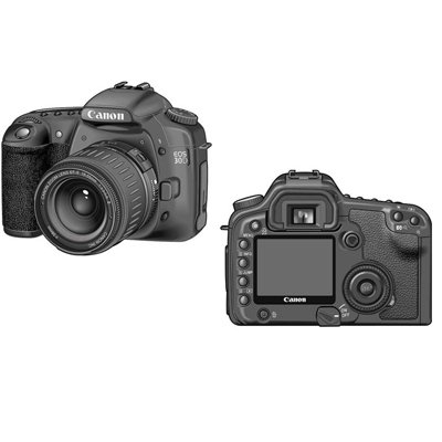 Canon EOS 30D Digital SLR (w/ 2GB CF Card) - Lens Kit - 1234B002