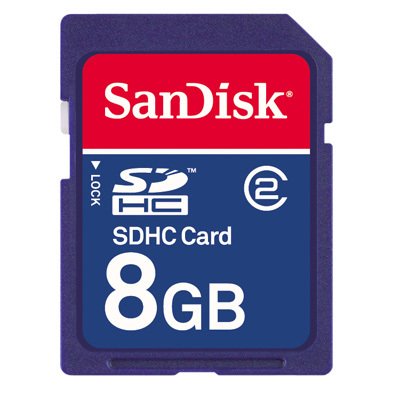 SanDisk 8GB SDHC Memory Card **(2 Pack - 16GB)** - SDSDB-8192-A11