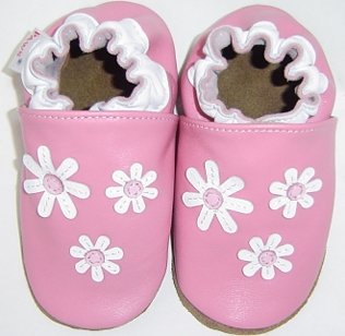 new soft soled baby toddler leather shoes DAISY (12-18 mo)