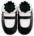 new soft sole baby leather shoes MARY JANE black (6-12 mo)