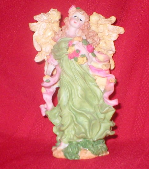 Angel with Rose Boquet