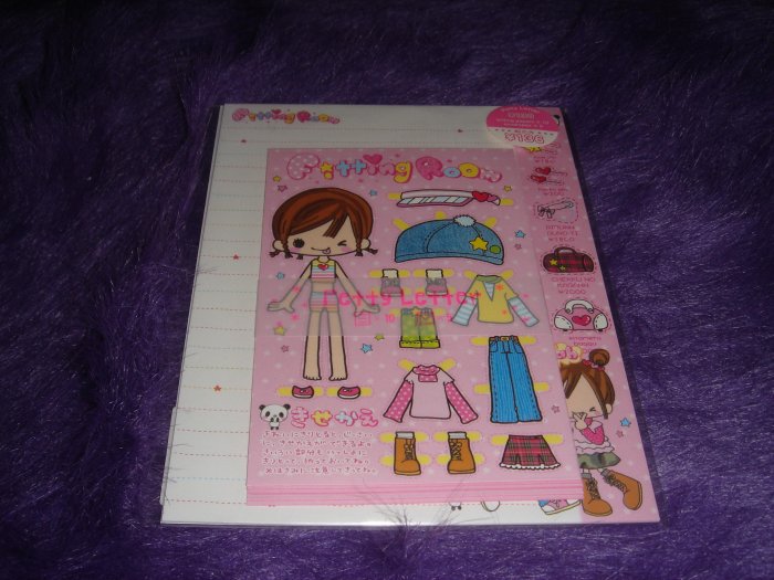 Q-Lia Fitting Room Girls Letter Set Kawaii
