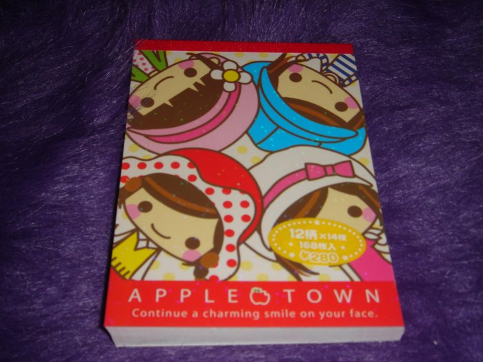 Crux Appletown Large Memo Pad Kawaii