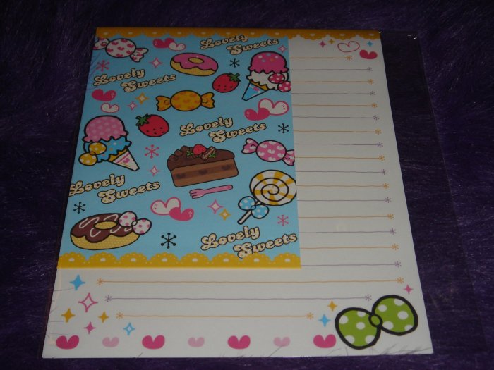 Kamio Lovely Sweets "Candy" Letter Set Kawaii