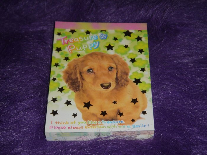 Crux Treasure Puppy Mini Memo Kawaii