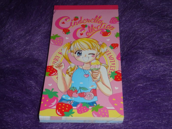 Nanumiya Strawberry Cinderella Long Memo Pad Kawaii