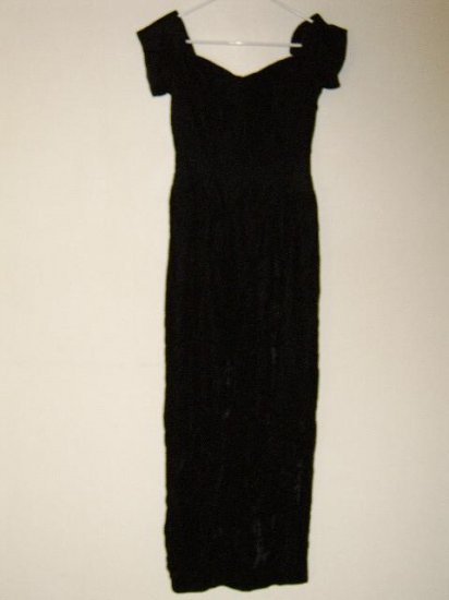 Black Velvet Dress
