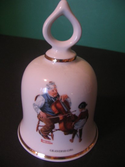 GRANDPA'S GIRL of Norman Rockwell Collection