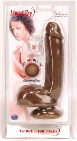 PleasureSkin 8 inch Cinnamon Cock