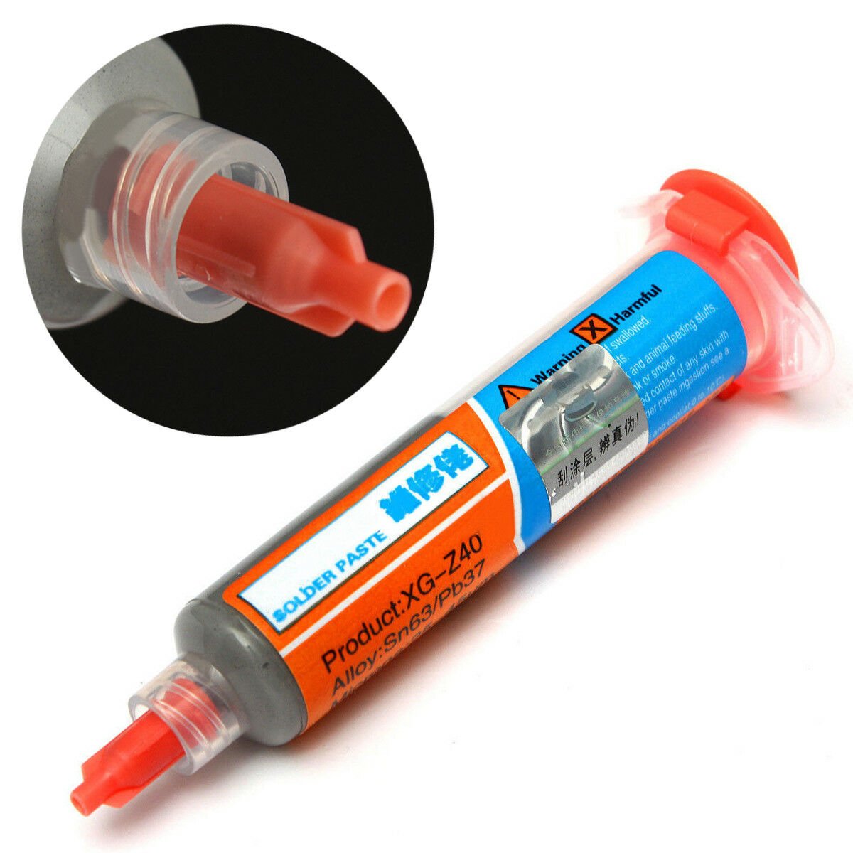 Xg Z Cc Syringe Solder Paste Flux Sn Pb Um Soldering Paste