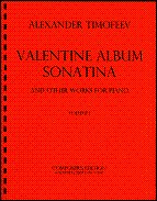 Valentine Album, Sonatina and other works for piano