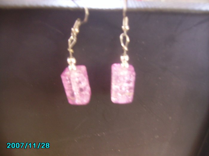 Pink Cracked Glass