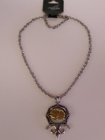 pig necklace