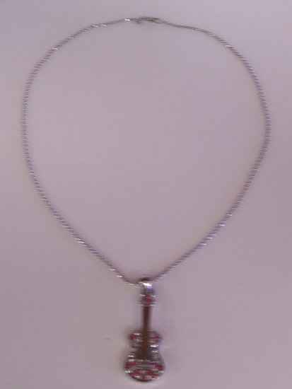 guitar necklace