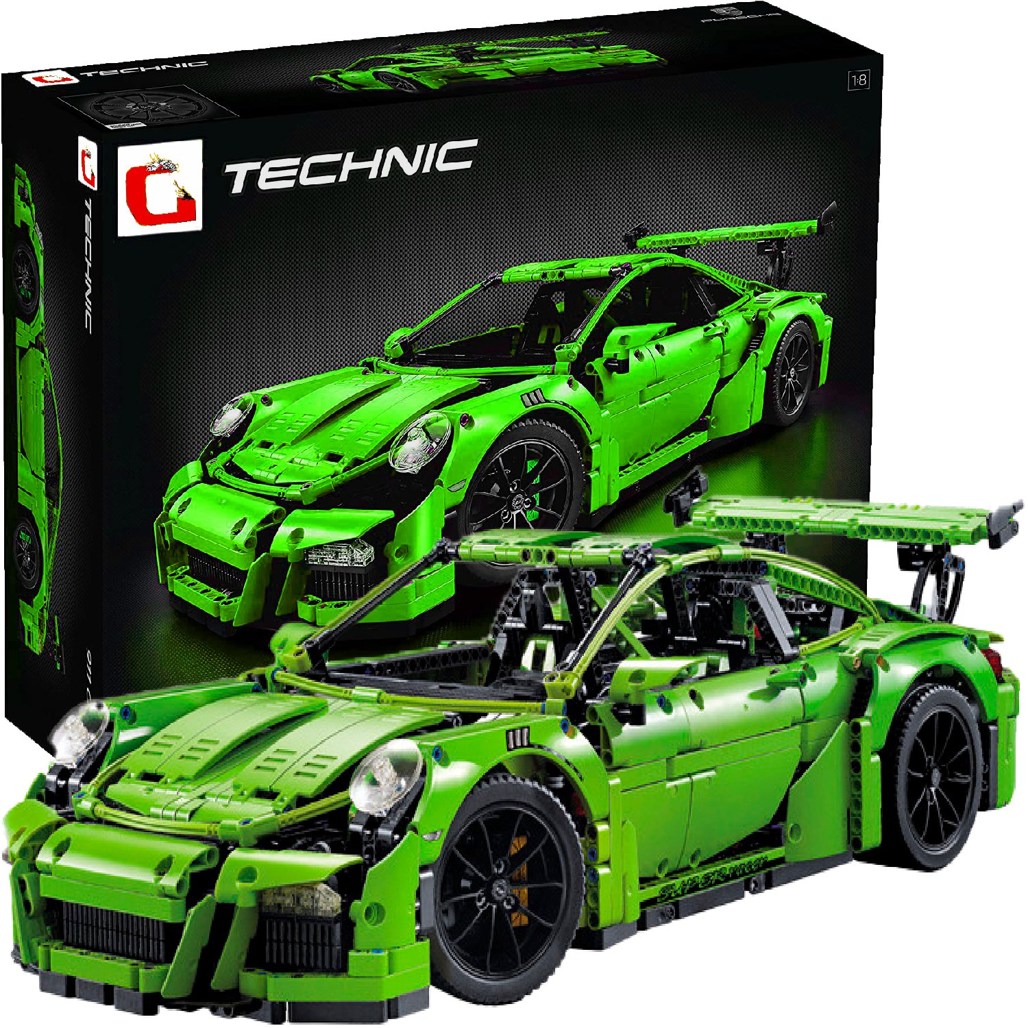 Lego Technic, Yellow Porsche 911 GT3 RS Car on Display for Sale, 42056, for  Children Age 16+, Exhibition with Lego Bricks, Price Editorial Stock Image  - Image of display, fighter: 167931709