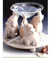 Aromatherapy burner-elephant style