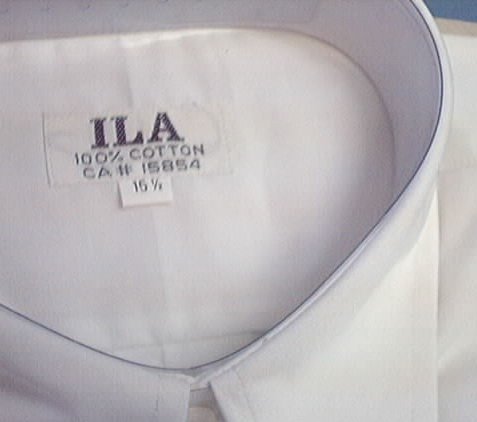 ILA White Shirt 100% Cotton long sleeve 15.5 15½ NEW in bag