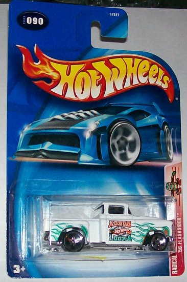 Hot Wheels 2003 '56 flashsider white #90 5dot wheels
