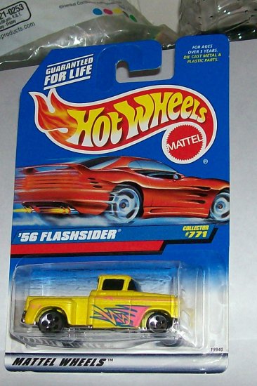 Hot Wheels '56 flashsider yellow #771 5dot wheels