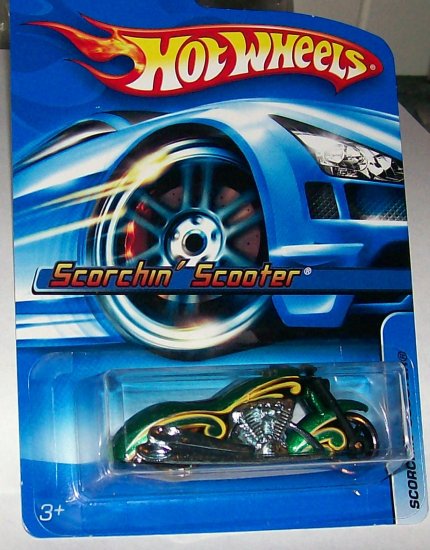 Hot Wheels 2006 #183 Scorchin' Scooter green