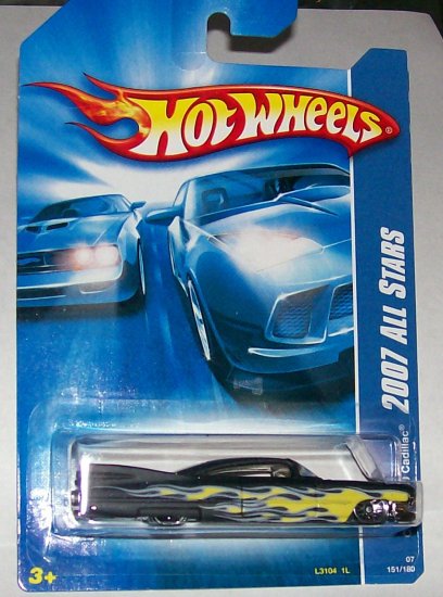 Hot Wheels 2007 ALL STARS CUSTOM 59 CADILLAC BLK