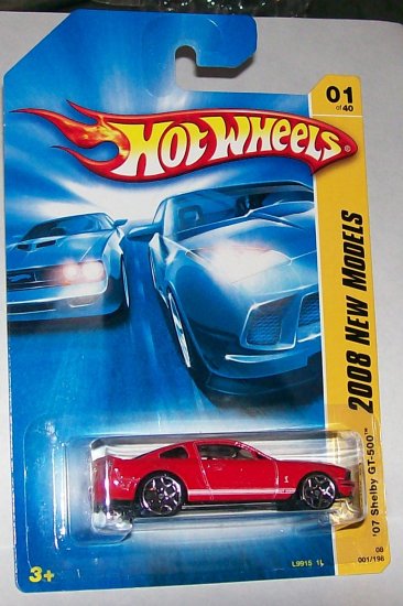 Hot Wheels 2008 new models #1 '07 SHELBY GT-500 MUSTANG