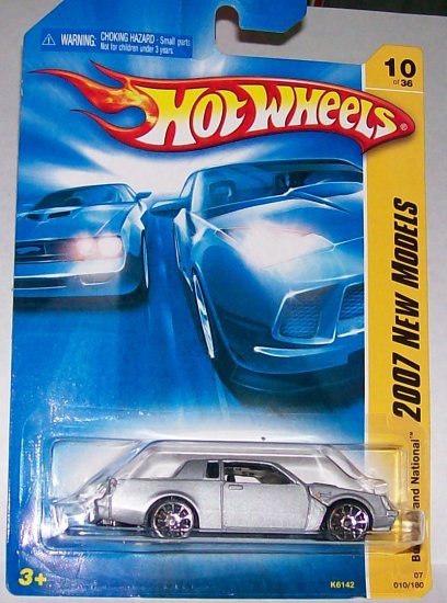 Hot Wheels 2007 NEW MODELS #10 BUICK GRAND NATIONAL GREY