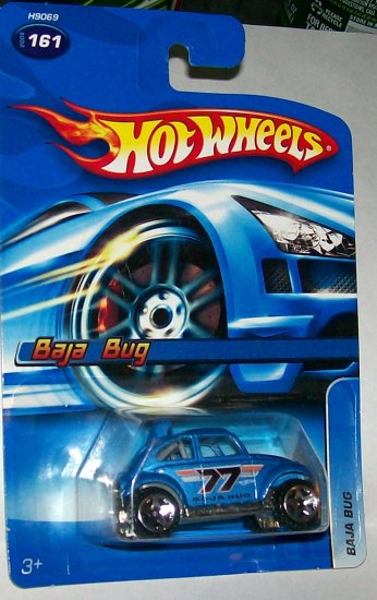Hot Wheels 2005 #161 "BAJA BUG" BLUE 5 SPOKE