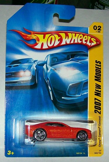 Hot Wheels 2007 NEW MODELS #2 CHEVY CAMARO CONCEPT MF ORANGE