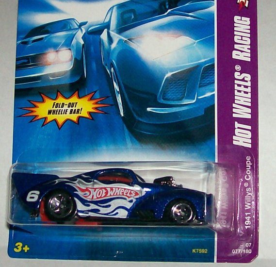 HOT WHEELS 2007 RACING SERIES "1941 WILLYS COUPE