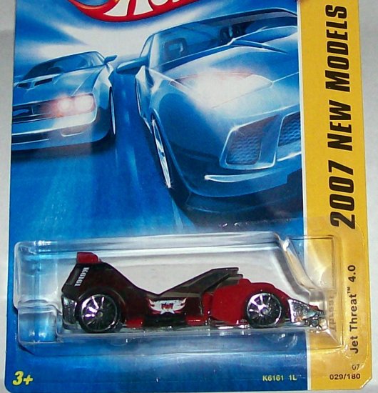 Hot Wheels 2007 NEW MODELS #29 "JET THREAT 4.0" NEW COLOR OUT