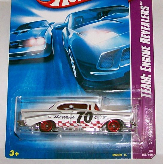 HOT WHEELS 2008 "NEW" TEAM ENG. REV. " 57 CHEVY"