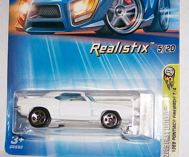 Hot Wheels 2005 REALISTIX SERIES #5 FE "69 FIREBIRD" 5S
