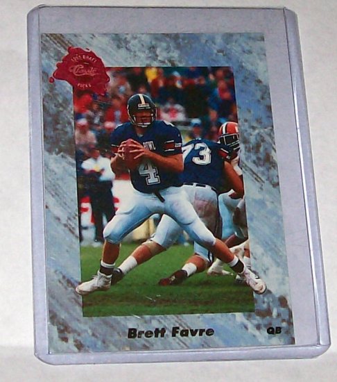 1991 CLASSIC DRAFT PICKS #129 "BRETT FAVRE" ROOKIE