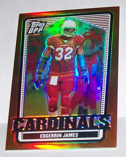 TOPPS DRAFT PICKS 2007 "EDGERRIN JAMES" BRONZE CHROME REFRACTOR #'D 57/250