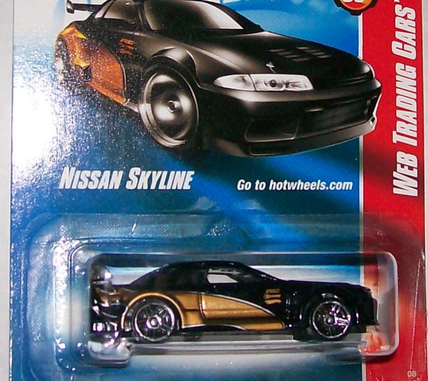Hot Wheels 2008 WEB TRADING CARD "NISSAN SKYLINE" #81