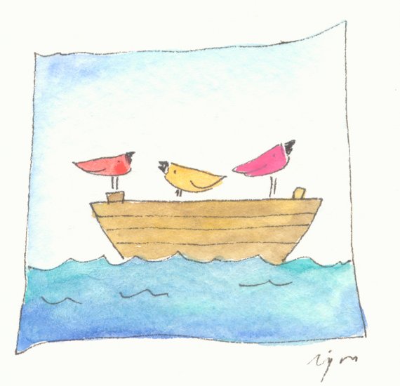 Original Handcrafted Note Card
