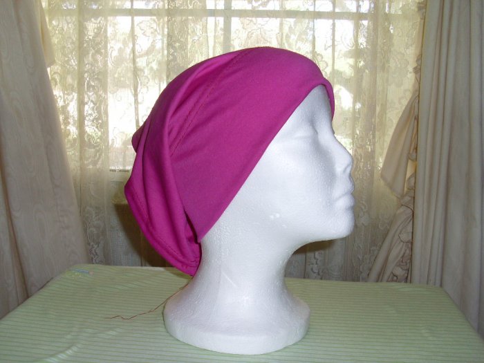 Magenta underscarf hijab