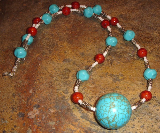 Acadian Sea Song necklace - Turquoise