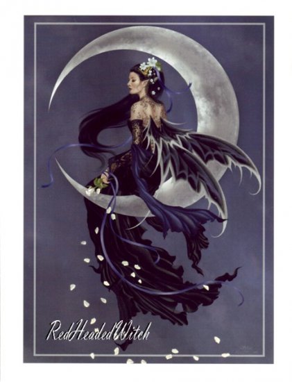 NEW NENE THOMAS Print SOLACE Moon FAERY FAIRY Fae