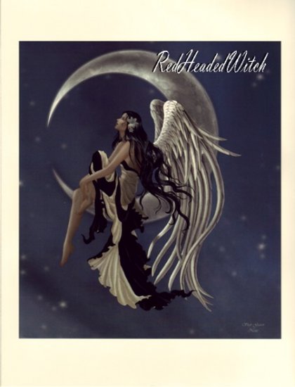 NEW NENE THOMAS Print STAR GAZER Moon FAERY FAIRY Fae