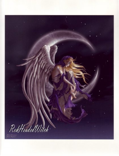 NEW NENE THOMAS Print MOON DREAMER FAERY FAIRY ANGEL