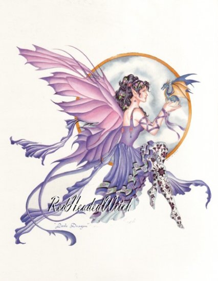 NENE THOMAS Print LITTLE DRAGON 8.5 x 11 FAIRY FAERY